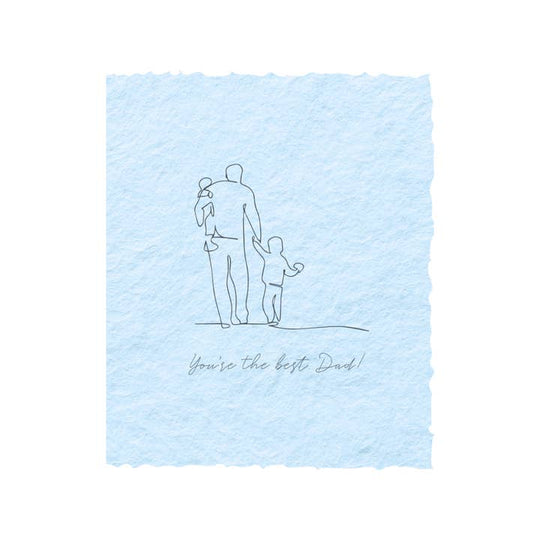 Paper Baristas - "You're the best, Dad!" Father's Day Greeting Card