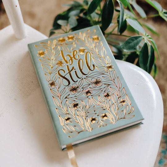 The Daily Grace Co - Be Still Journal - Gold Foil