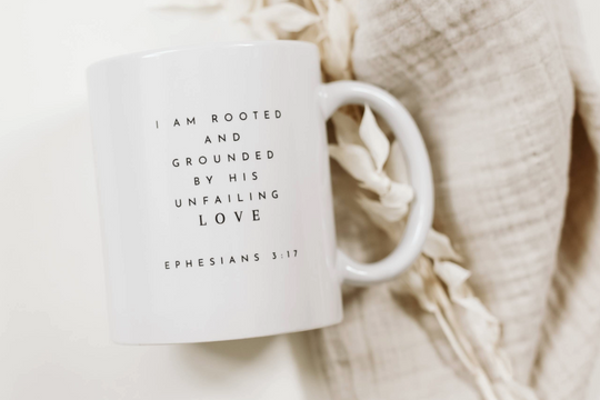Christian Bible Verse Mug - God is Love - Ephesians 3:17