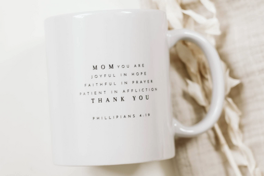 Christian Bible Verse Mug - Mom Thank You - Philippians 4:19