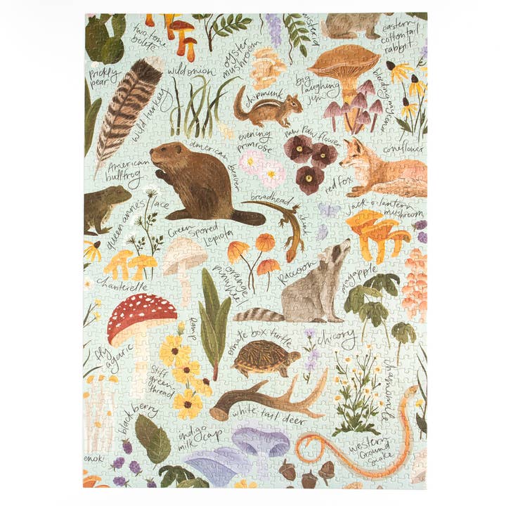 1canoe2 | One Canoe Two Paper Co. - Flora & Fauna - 1,000 Piece Jigsaw Puzzle