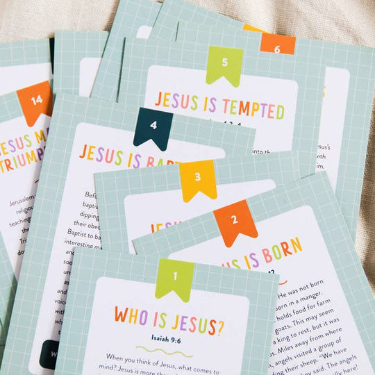 The Daily Grace Co - Life of Jesus Kids Cards Set