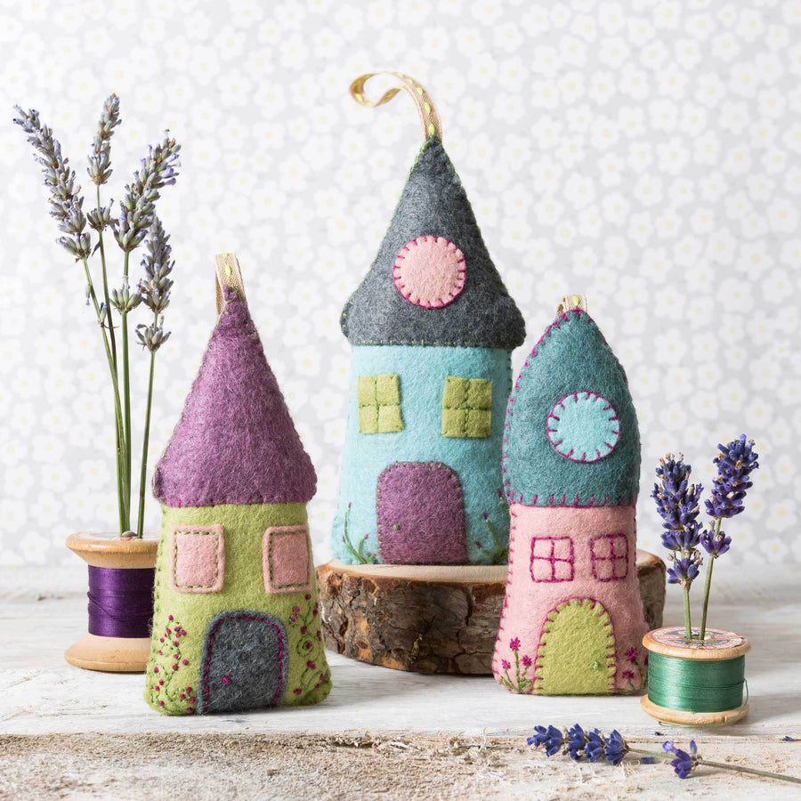 Corinne Lapierre Limited - Lavender Houses  Felt Craft Kit