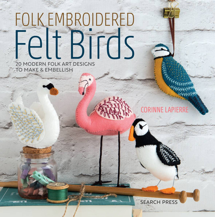 Corinne Lapierre Limited - Felt Embroidered Birds Book