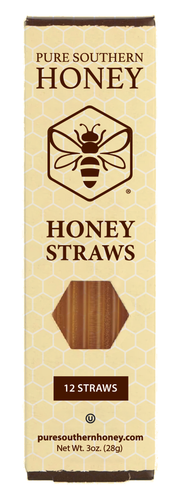 Pure Southern Honey - Raw Gallberry Honey Sticks / Straws Gift Set - Raw, Unfiltered, and Unheated