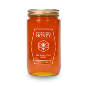 Pure Southern Honey - Honey 1 Lb (12 Jars) Raw, Unfiltered, and Unheated
