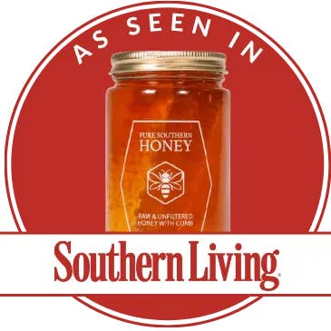 Pure Southern Honey - Mini Honey Gift Set with Dipper - Raw, Unfiltered, and Unheated