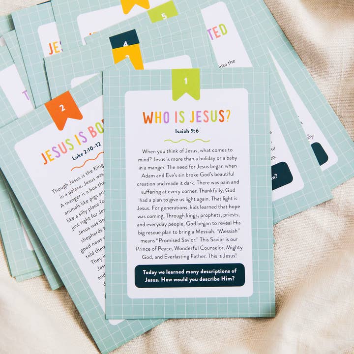 The Daily Grace Co - Life of Jesus Kids Cards Set