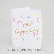 Paper Baristas - "Oh Happy Day" Birthday Celebration Friend Greeting Card