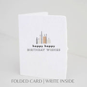 Paper Baristas - "Happy Happy Birthday Wishes" Birthday Friend Greeting Card