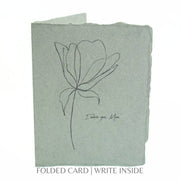 Paper Baristas - "I adore you, Mom!" Mother's Day Flower Greeting Card