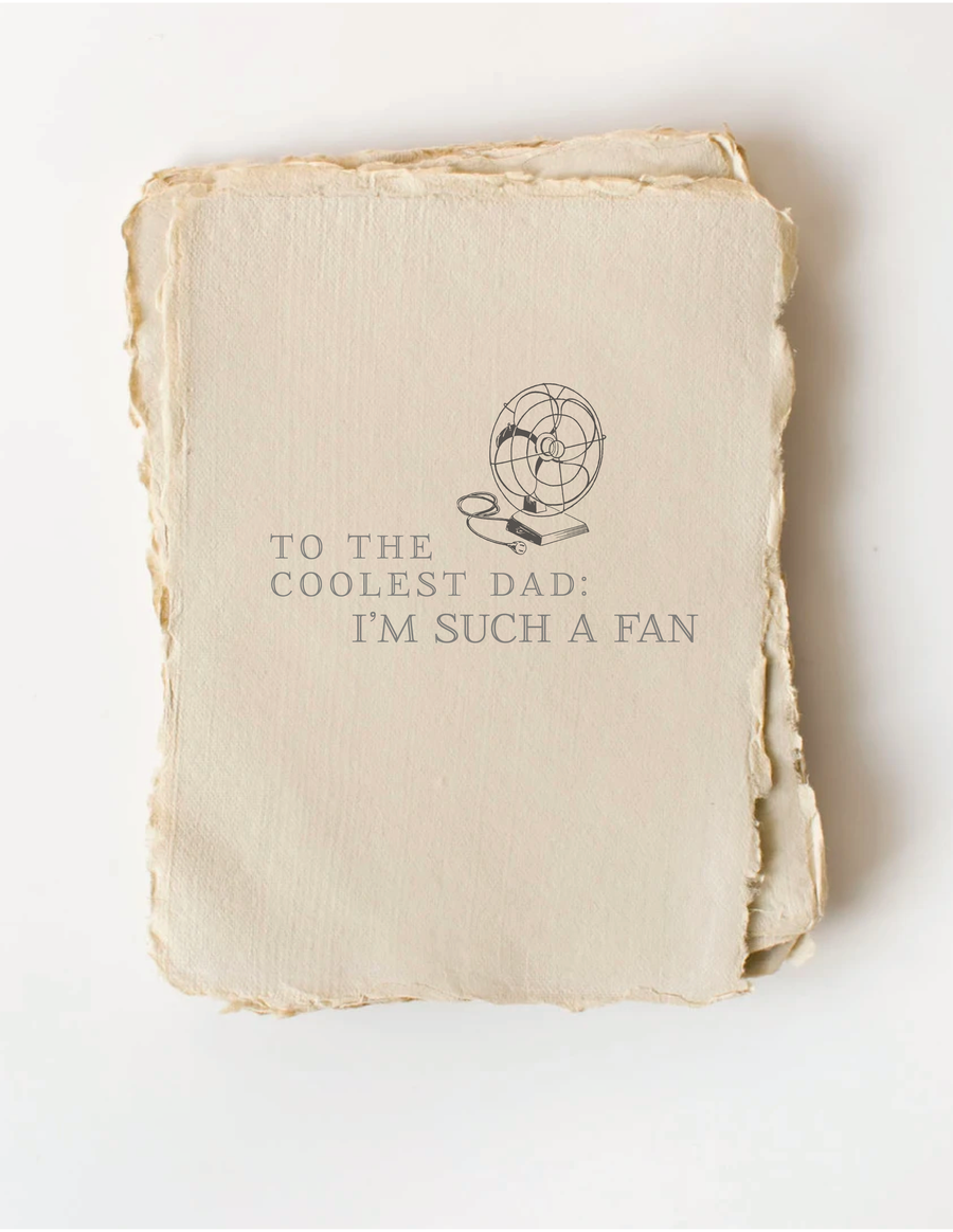 Paper Baristas - "To the coolest Dad: I'm such a fan!" Father's Day Card