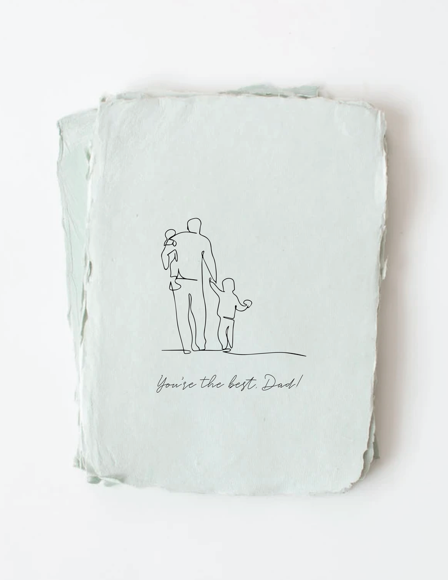 Paper Baristas - "You're the best, Dad!" Father's Day Greeting Card