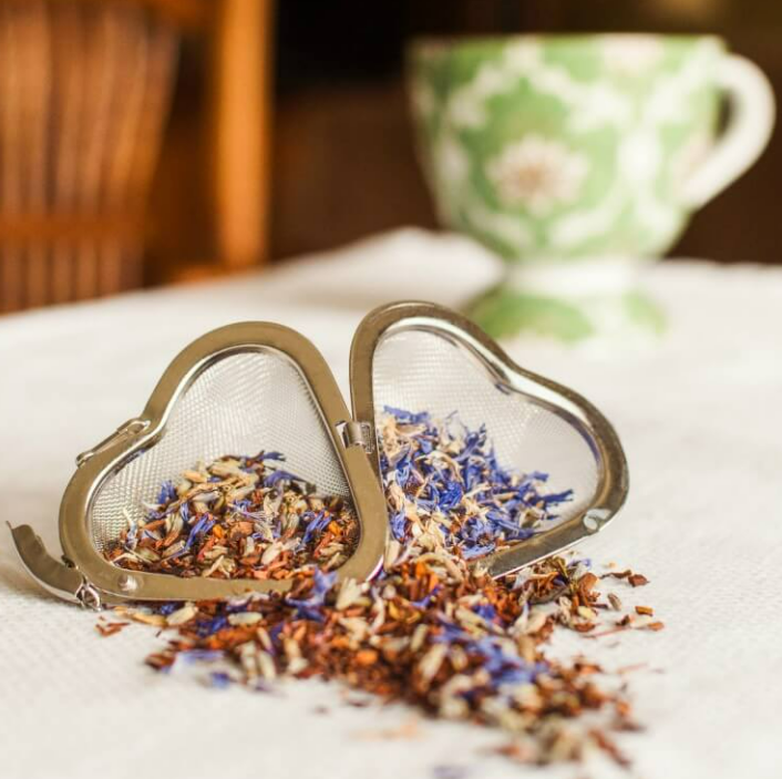 Plum Deluxe Tea - Heart Tea Infuser