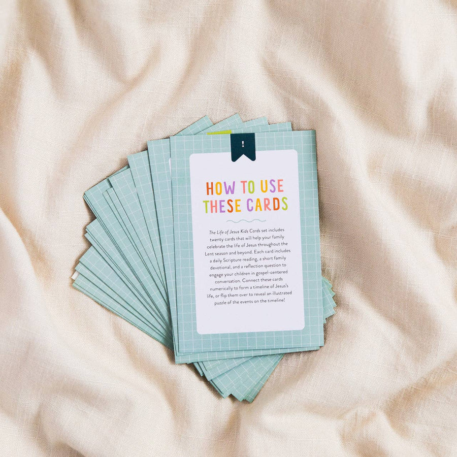 The Daily Grace Co - Life of Jesus Kids Cards Set